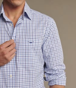 Newland  poplin check shirt
