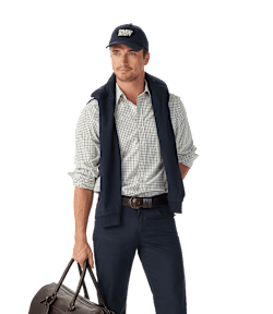 Newland  poplin check shirt