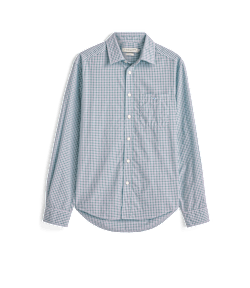 Quinn poplin check shirt
