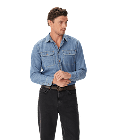 Crawney denim shirt