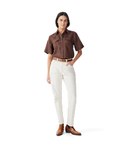 Crispin short sleeve linen shirt
