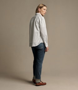 Hopeland poplin stripe shirt