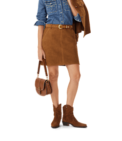 Andover suede skirt