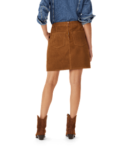 Andover suede skirt