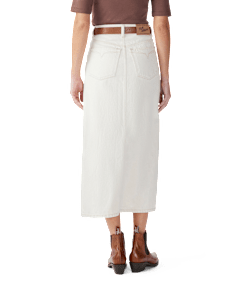 Temma denim midi skirt