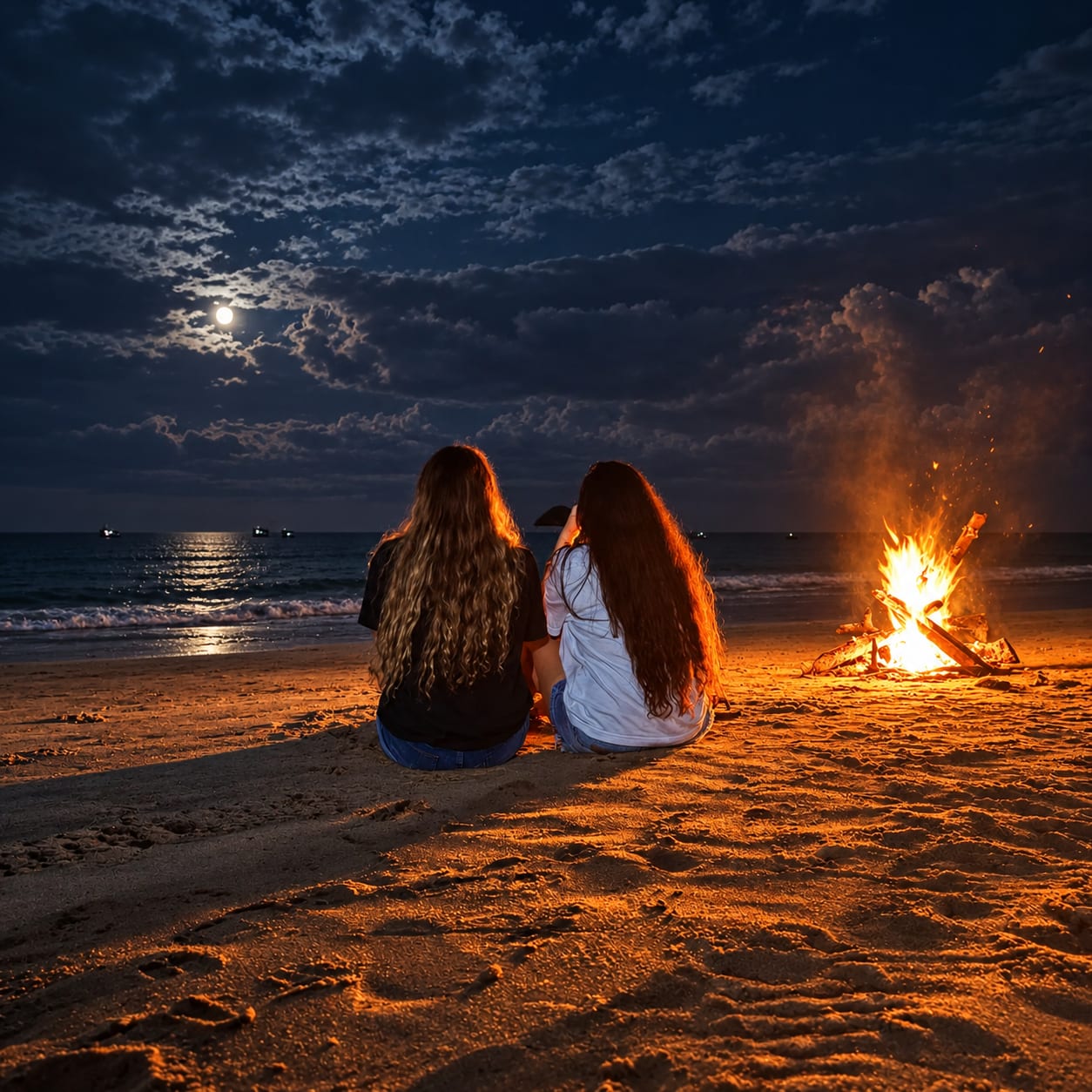Zona de camping frente al mar en Montecito Beach