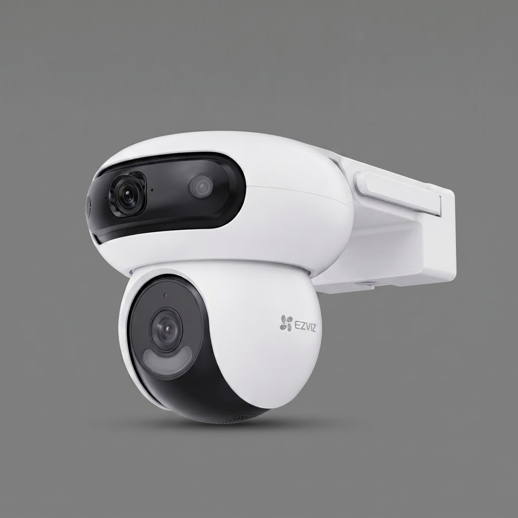 Dual-Lens 2K+ Outdoor Wi-Fi Camera with Dual Rotation (H90 Dual)
