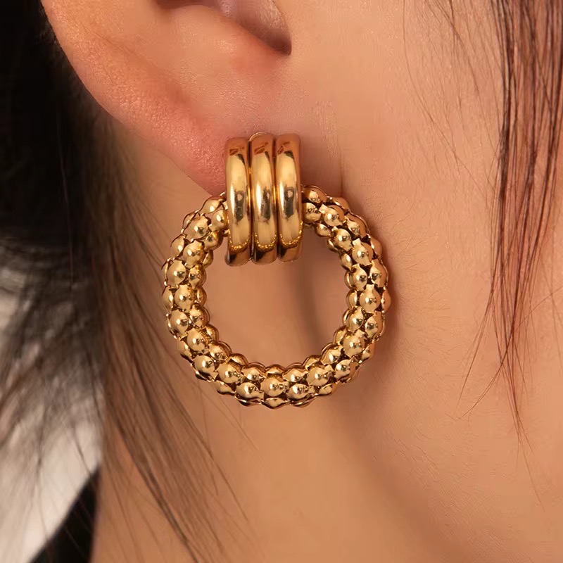 Orbit sculptural hoops