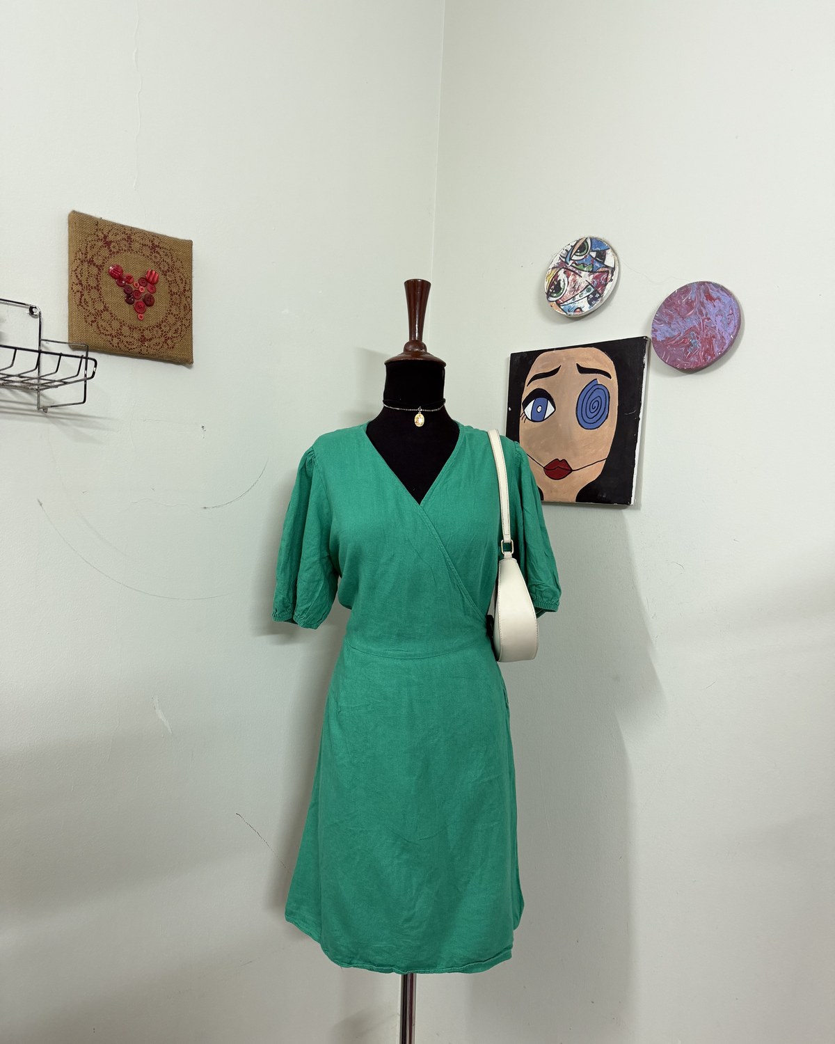 Green Wrap Dress