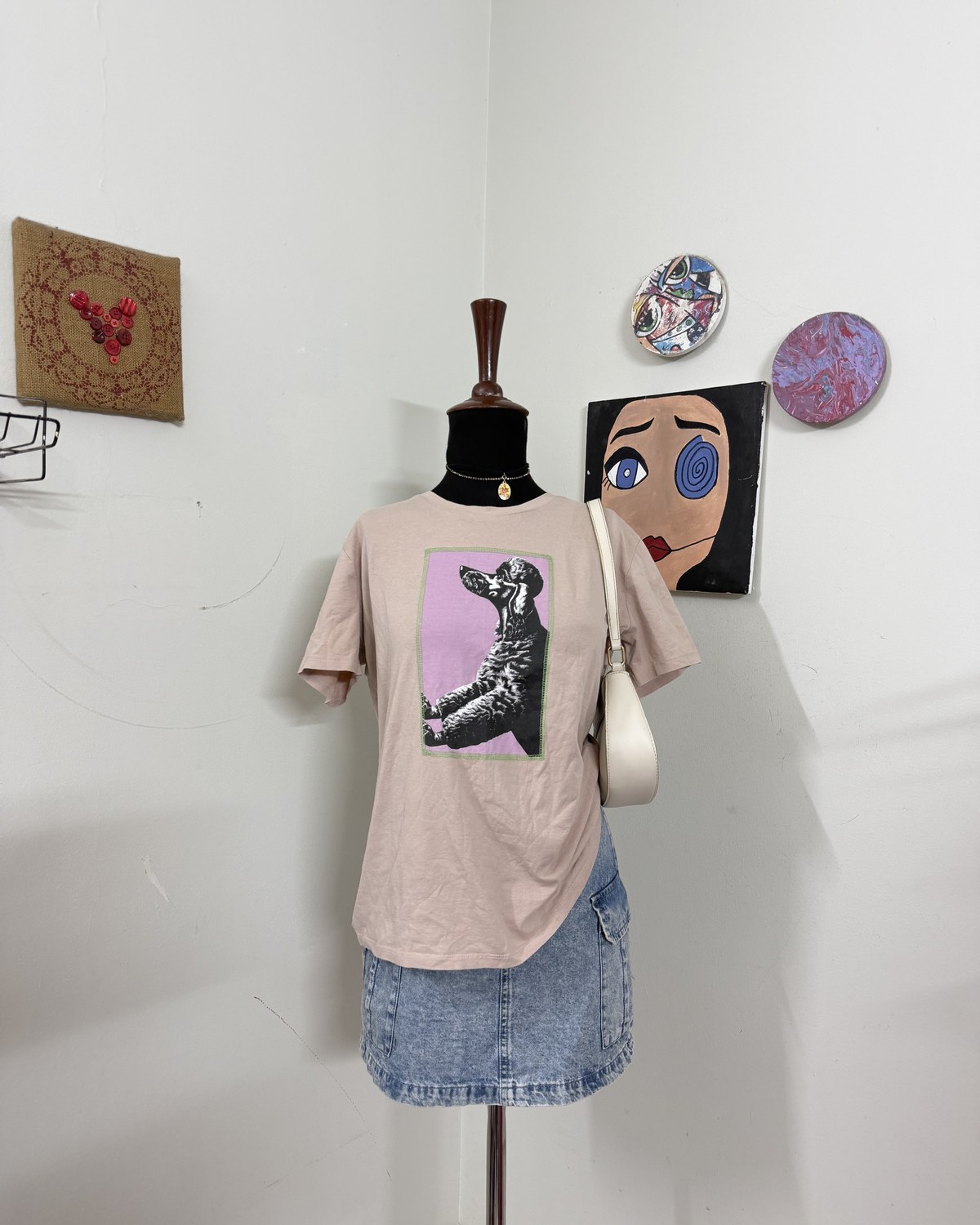 Dusty Pink Graphic Shirt