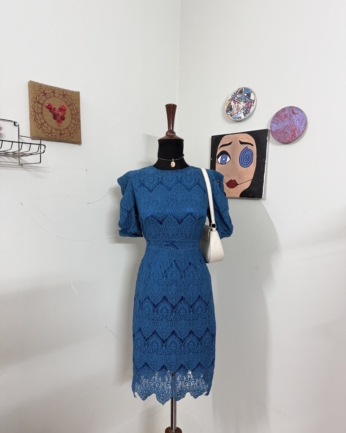 Blue Lace Dress