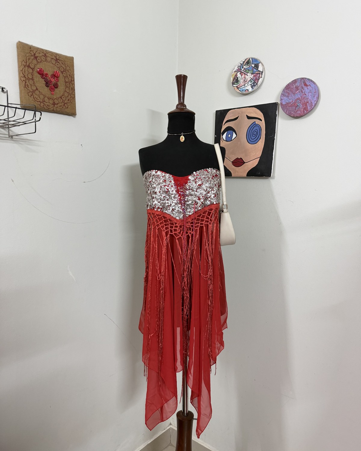 Red Belly Dancer Dress