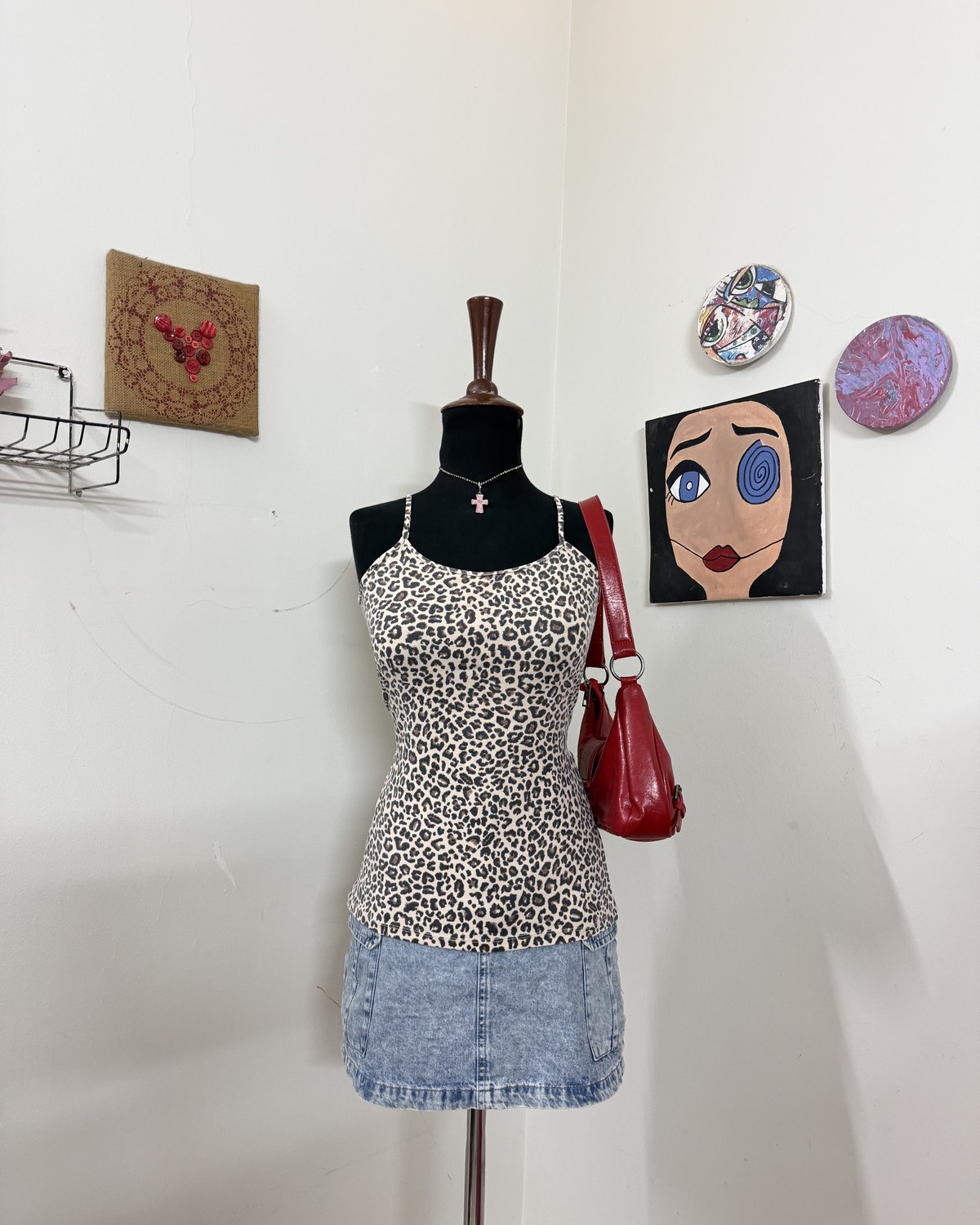 Leopard Y2K Style Cami