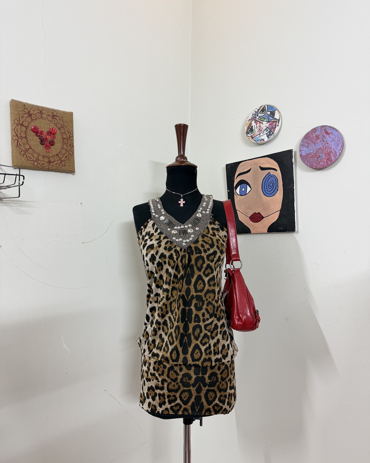 Leopard Y2K Style Dress