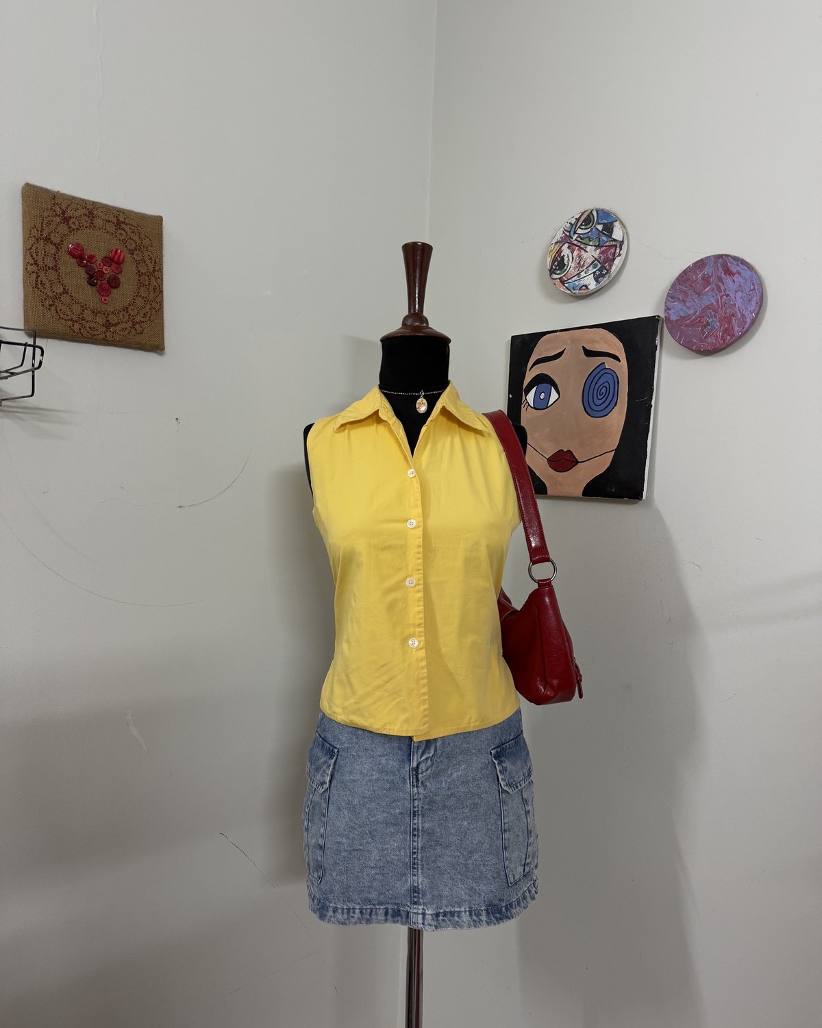 Yellow Button Down Shirt