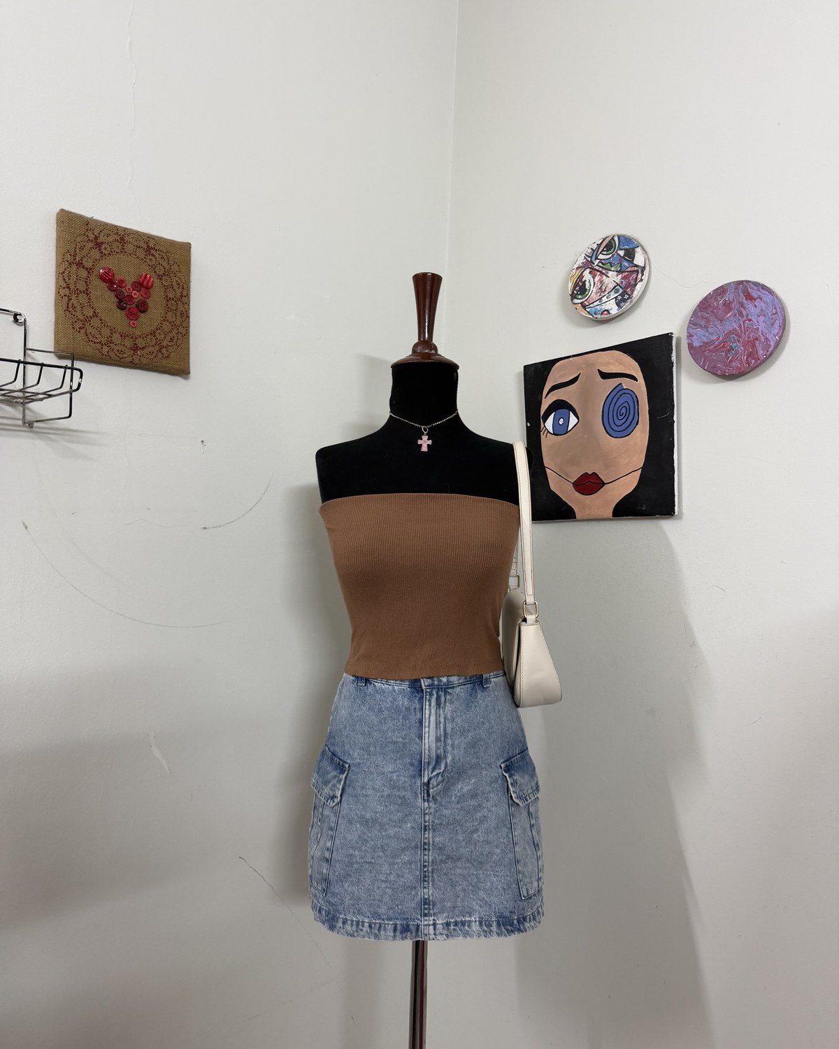 Brown Tube Top