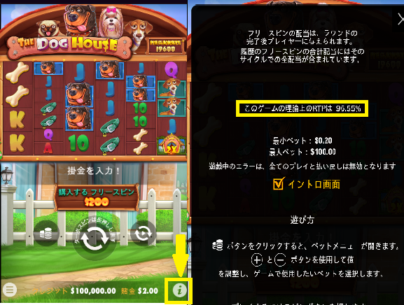 プラグマティック・プレイ社スロットのRTP