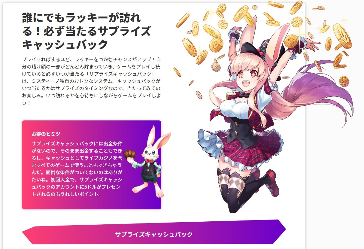 オンラインカジノのキャッシュバックボーナス一覧：2026年最新版