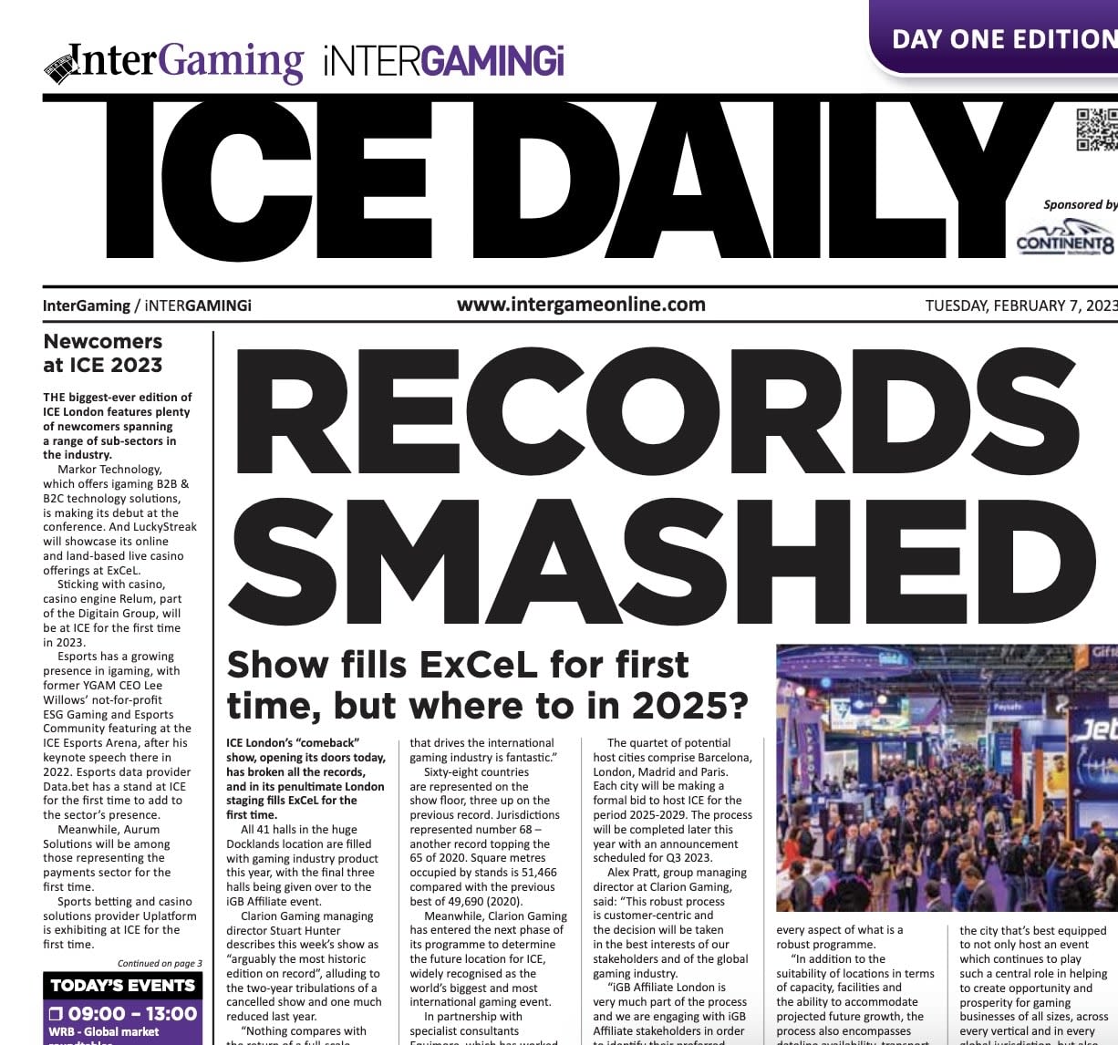 ICEロンドン2023新聞