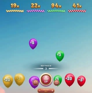 バルーン・レース・ライブのマルチプライヤー