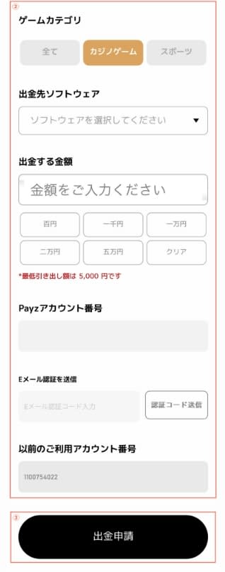 エルドアカジノのソフトウェア出金