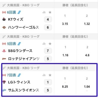 テッドベットでKBOリーグにライブベットする方法