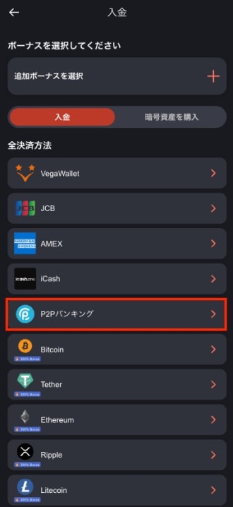 ペイペイでの入金手順1