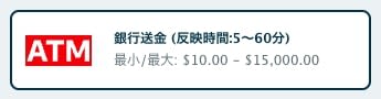 ベラジョンカジノのATM入金