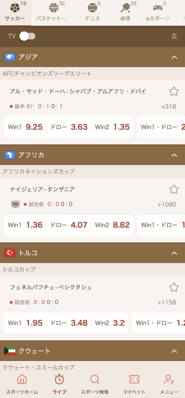 遊雅堂のハンディキャップ一覧