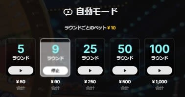 ファンキータイムの自動モード