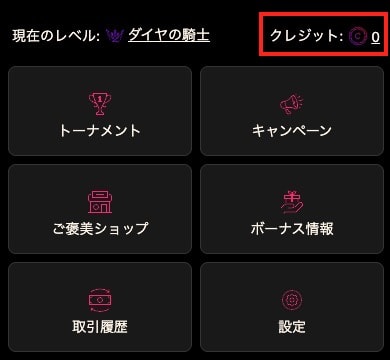 インターカジノのキャッシュ確認方法