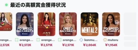 クイーンカジノの高額勝利者