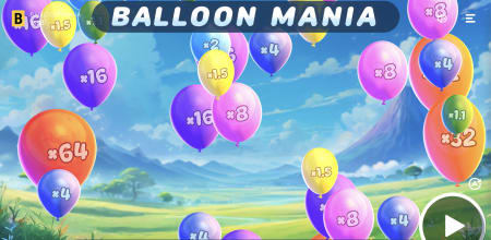 バルーンマニアのゲーム画面