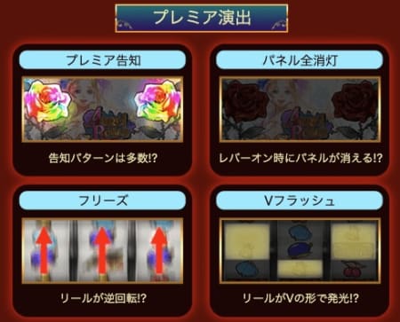 エンジェルローズのプレミア演出