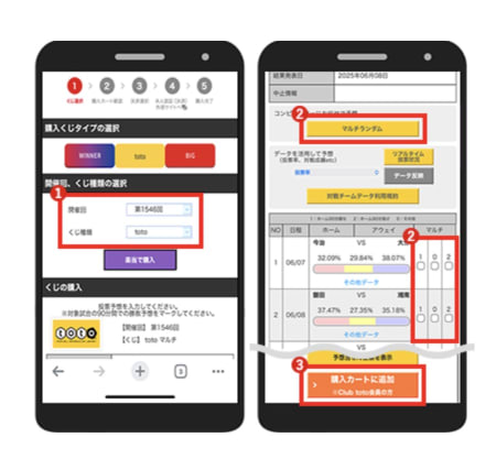 スポーツくじの買い方その2