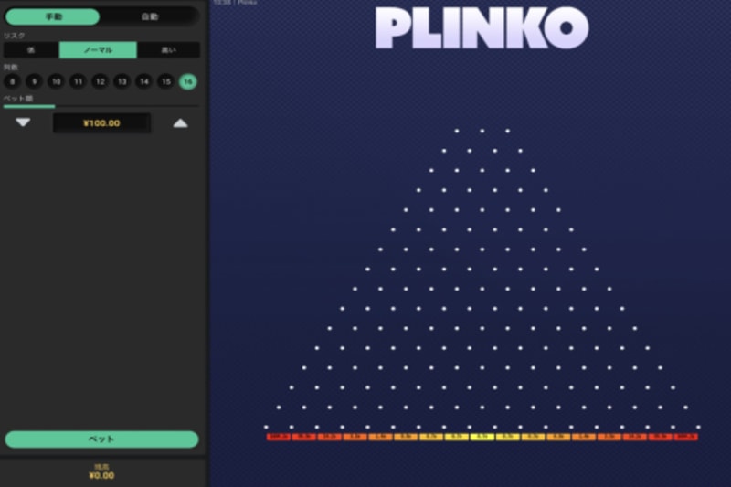 プリンコ(PLINKO)
