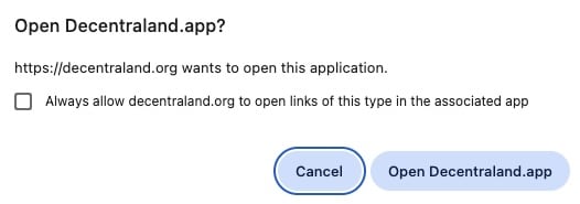 Decentralandアプリダウンロード