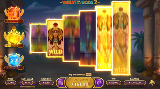 JP Valley of The Gods 2のボーナスゲーム