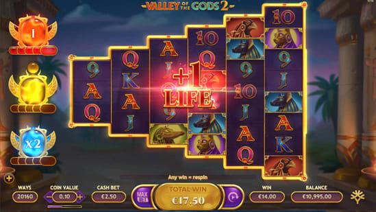 バレー・オブ・ザ・ゴッド2のボーナスゲーム