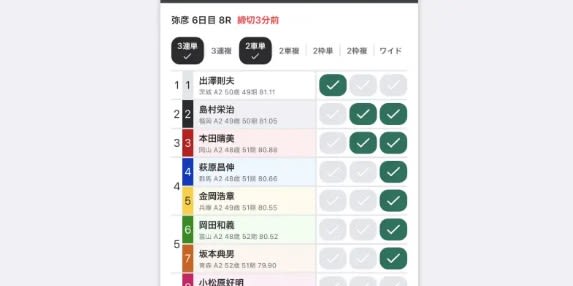 ウィンチケット投票