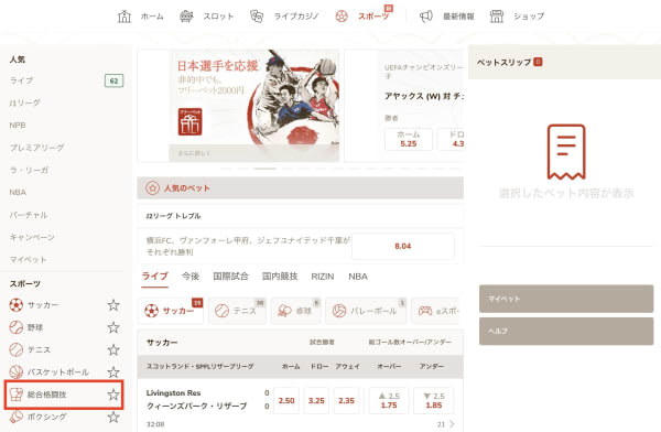 RIZINへの賭け方
