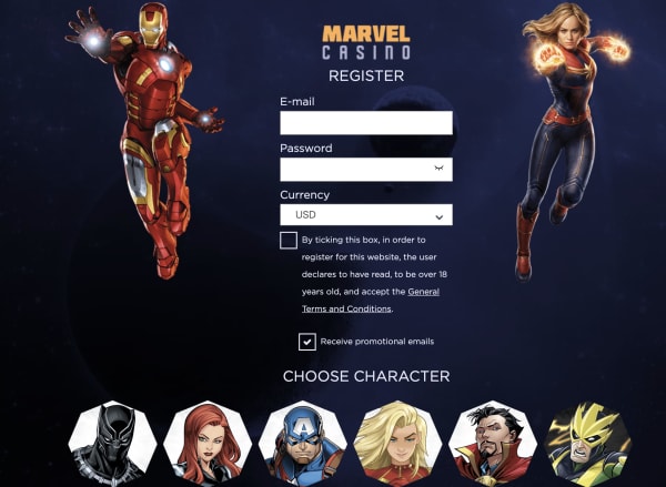 マーベルカジノ(Marvel Casino)