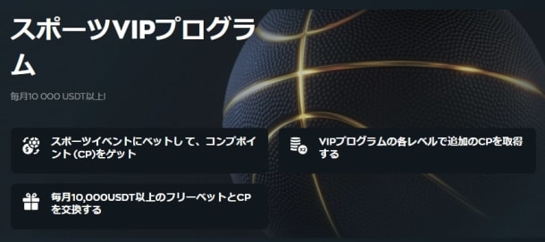 ベイブカジノのスポーツVIPプログラム