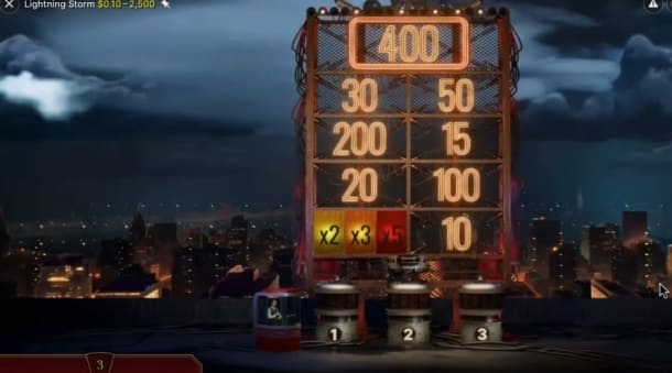 ライトニングストームのボーナスゲーム
