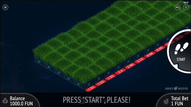 BGaming社のMinesweeper