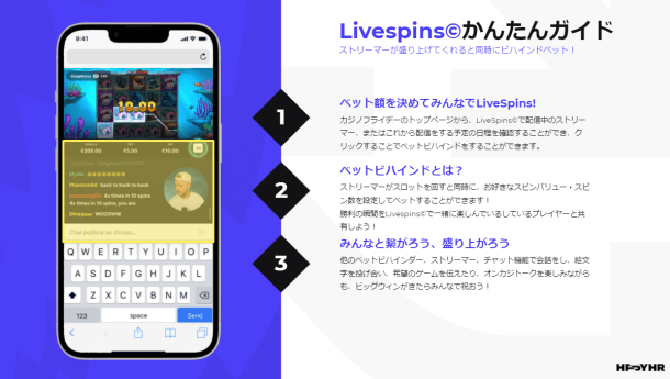 カジノフライデーライブスピン
