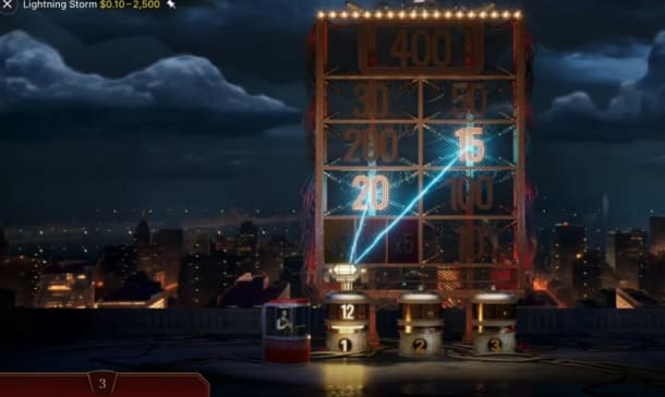 ライトニングストームのボーナスゲーム