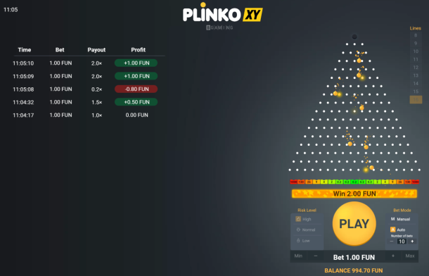 PlinkoXY