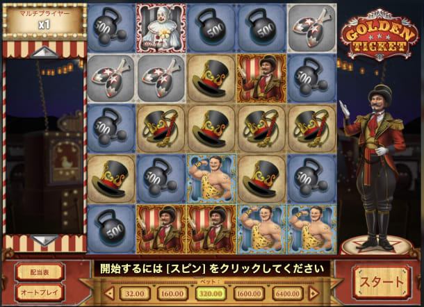 勝てないスロットーゴールデンチケット