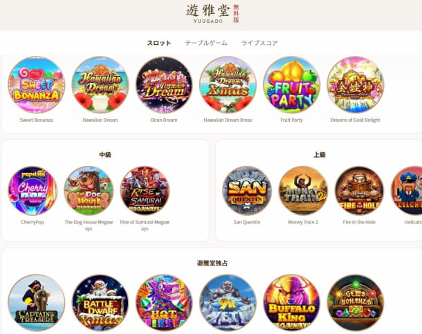 遊雅堂無料版スロット